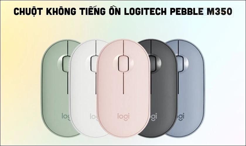 Chuột không tiếng ồn Logitech Pebble M350 sở hữu thiết kế hiện đại