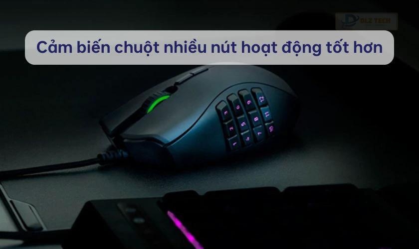 Chuột nhiều nút có cảm biến tốt hơn so với chuột thường