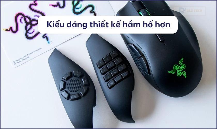 Do thiết kế đặc thù chuột nhiều nút có ngoại hình khá hầm hố