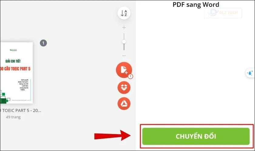 Chọn chuyển đổi