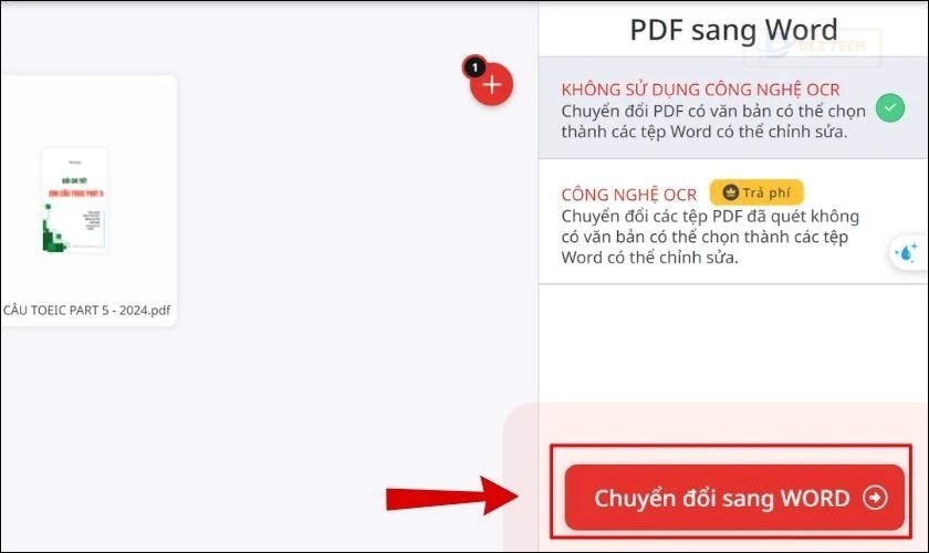 Chuyển đổi sang word