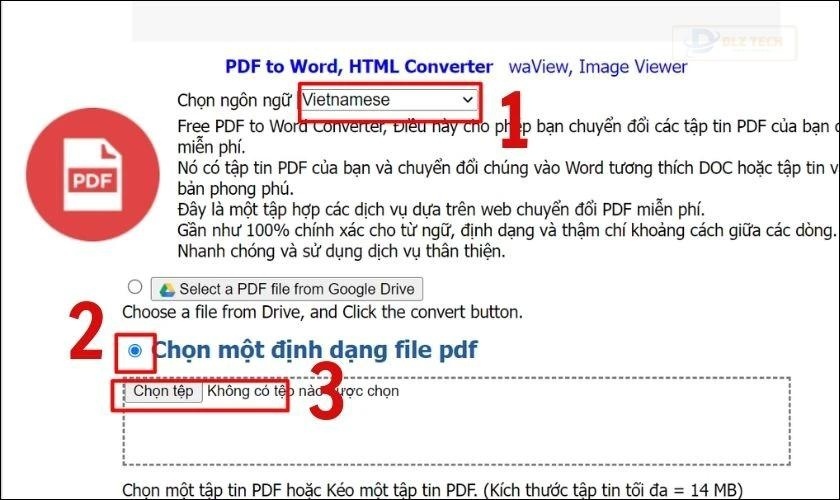 Khắc phục chuyển PDF sang Word bị lỗi font bằng ứng dụng