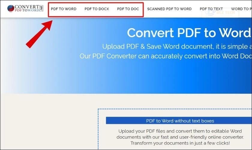 Convert PDF to Word