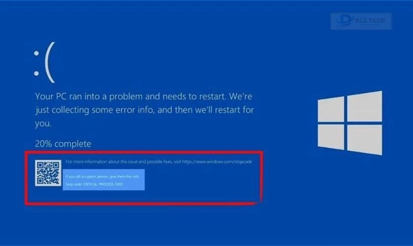 Khi ổ cứng bị hỏng hệ thống sẽ phát những thông báo đến người dùng