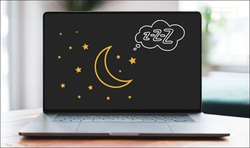 Laptop trong trạng thái ngủ nút nguồn sẽ không tắt được