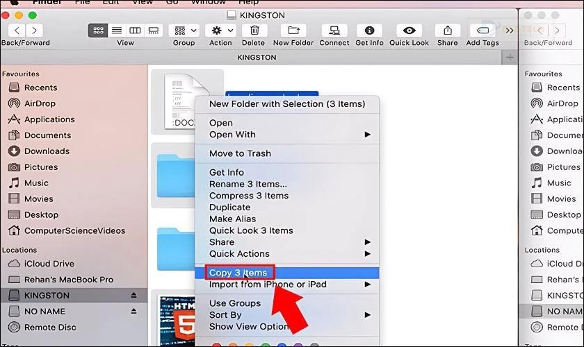 Cách tải ảnh từ USB vào máy tính MacOS bước 3