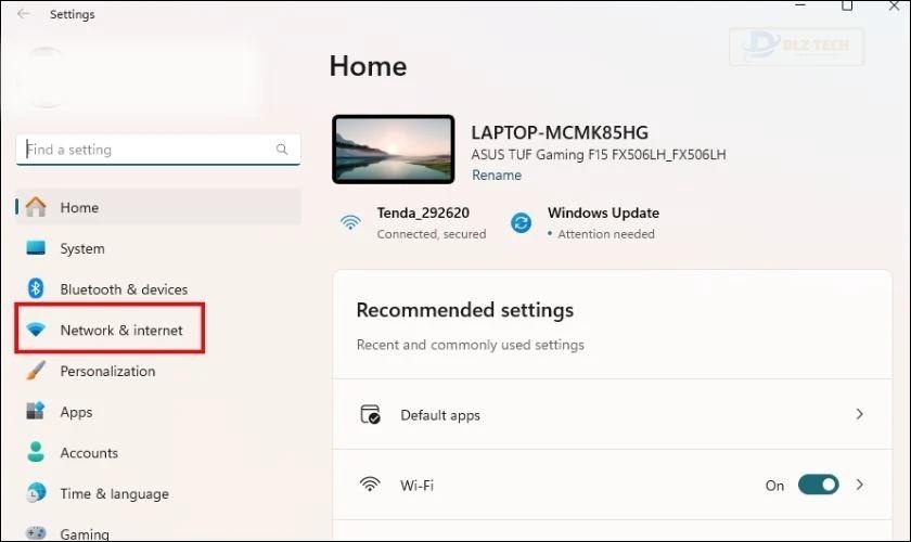Cách tăng tốc độ Wifi cho laptop Win 11