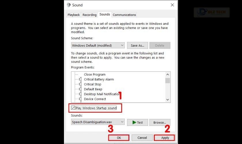 Cài đặt Sound Effect là cách tăng tốc máy tính Win 7, 10, 11