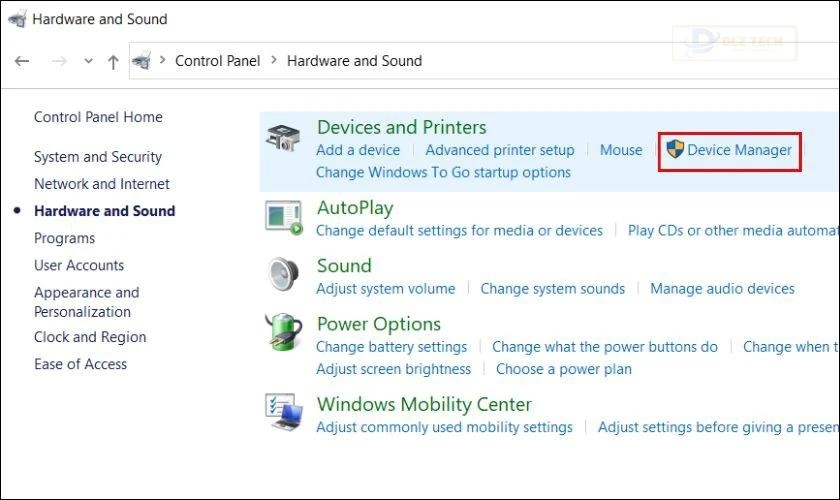 Sử dụng Device Manager để tăng tốc máy tính Win 7, 10, 11