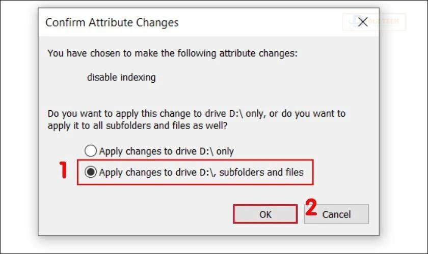 Tắt Search Indexing để làm nhẹ máy tính