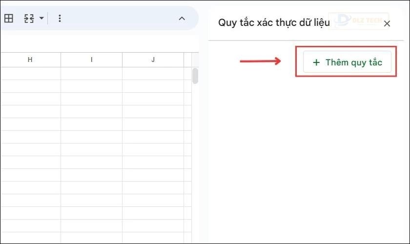 Bạn nhấn chọn Thêm quy tắc