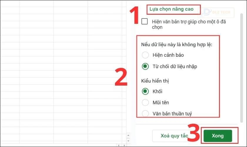 Nhấn chọn Xong để hoàn tất quá trình