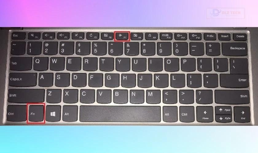 Tắt chế độ máy bay bằng tổ hợp phím