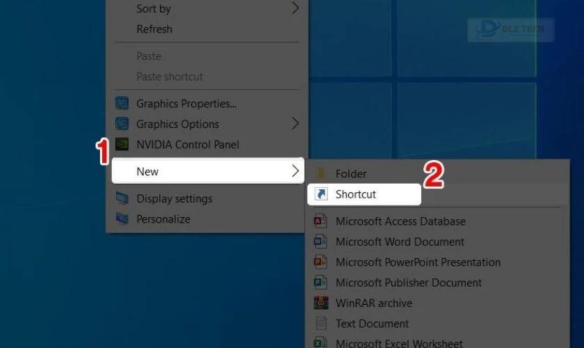 Tạo Shortcut riêng cho việc tắt máy trên màn hình máy tính