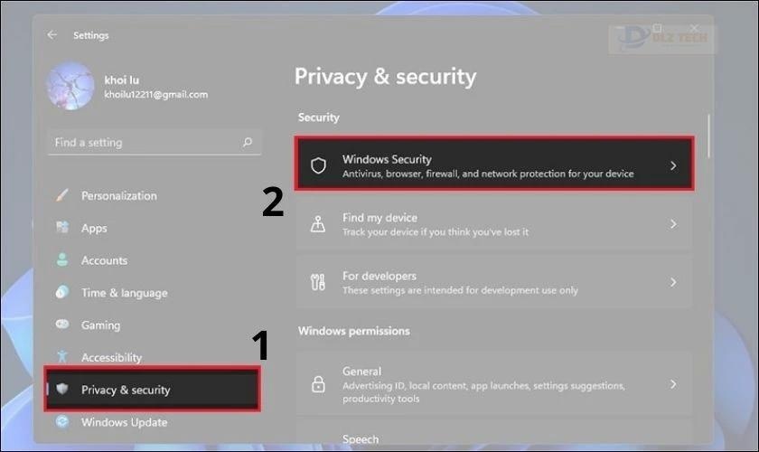 Hướng dẫn cách tắt Windows Defender trong Cài đặt trên máy tính