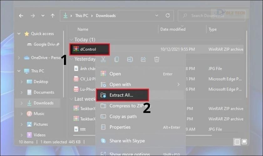 Tải và giải nén phần mềm Defender Control 2.0