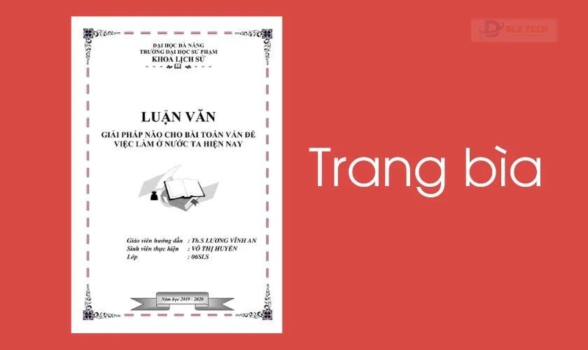 Hướng dẫn trình bày tiểu luận trong Word: Cấu trúc bài