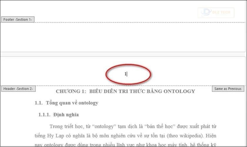 Hướng dẫn trình bày tiểu luận trong Word: Đánh số trang