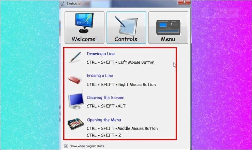 Cách dùng Sketch It vẽ trực tiếp lên màn hình máy tính