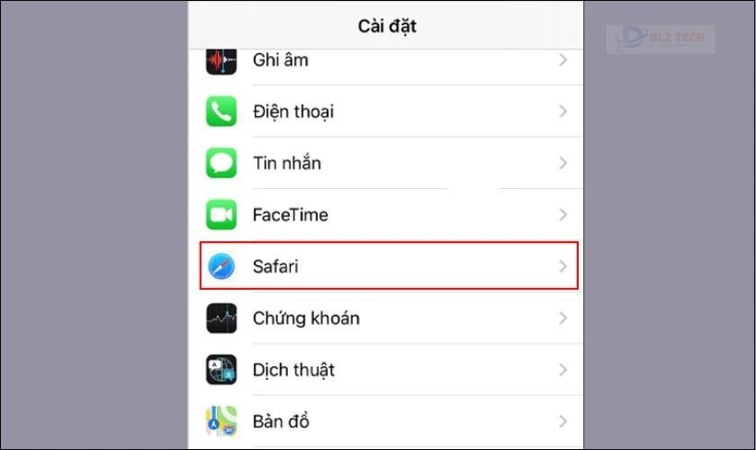 Cách xóa lịch sử Safari trên iPhone và iPad