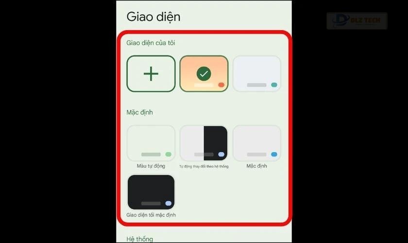Chọn giao diện mà bạn muốn đặt cho điện thoại Xiaomi