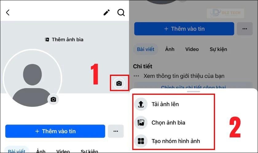 Cách đổi ảnh bìa Facebook bí mật trên điện thoại