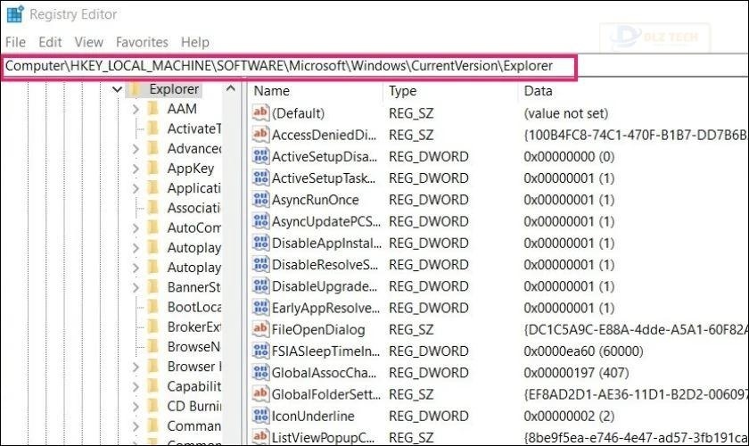 Gõ tìm kiếm Explorer