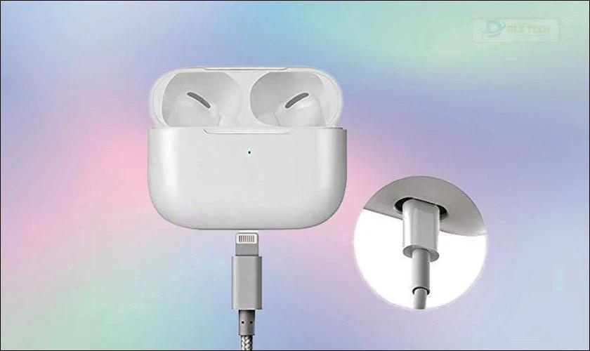 Sạc Airpod đảm bảo pin đầy đủ để kết nối thành công