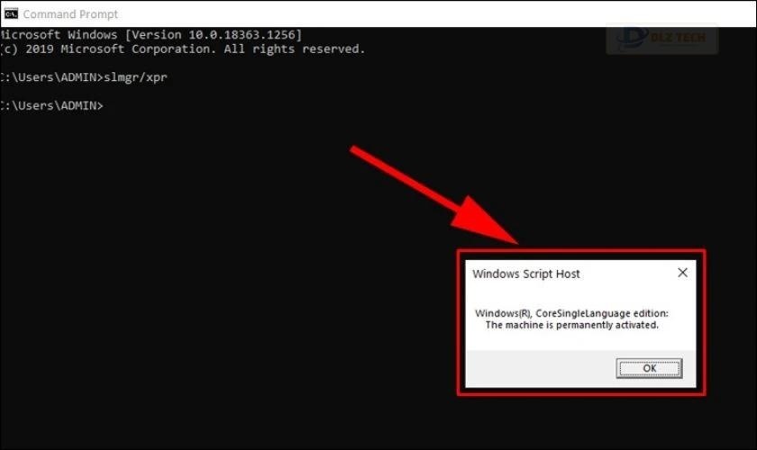 Theo dõi thông báo hệ thống trả về trong mục Windows Script Host