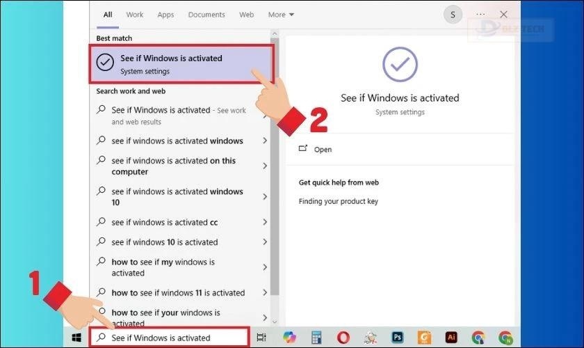 Hướng dẫn cách kiểm tra Win 11 bản quyền bằng Windows Activation