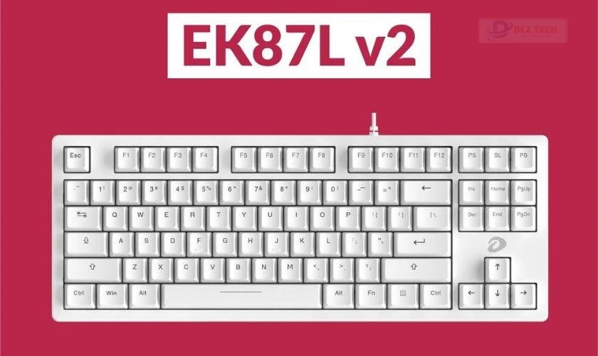Bàn phím TKL Dareu EK87L V2 White
