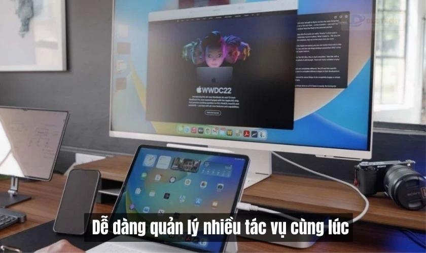 Biến máy tính bảng thành màn hình phụ giúp đa nhiệm hơn