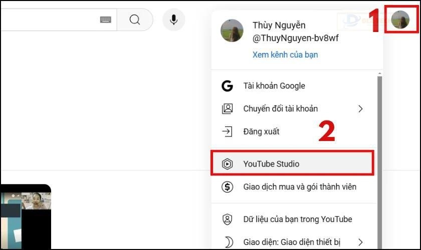 Cách bật bình luận trên Youtube bằng máy tính