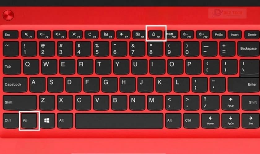 Mở đèn bàn phím laptop Acer