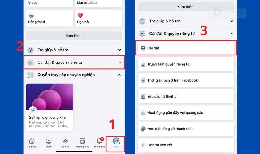 Cách bỏ theo dõi hàng loạt trên Facebook bằng điện thoại