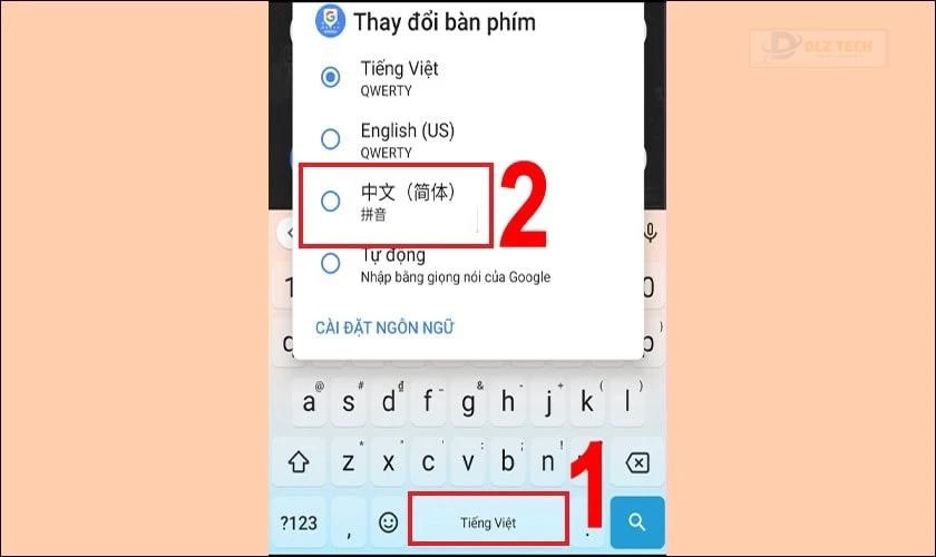 Chỉ cần nhấn và giữ phím cách