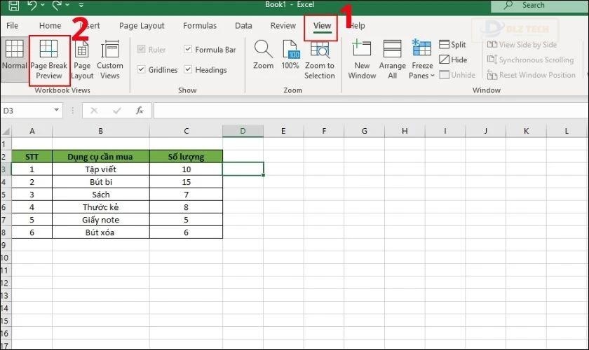 Hướng dẫn cách căn lề trước khi in trong Excel