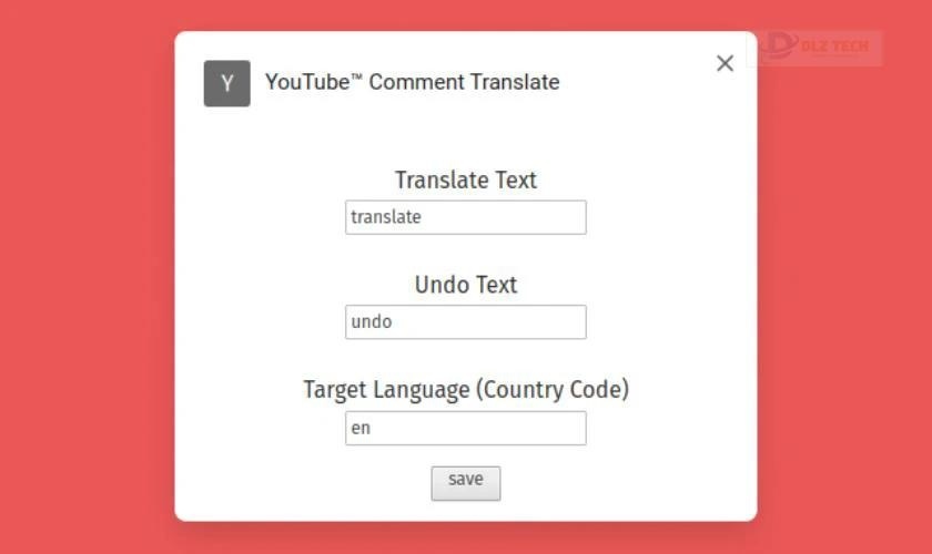 Youtube Comment Translate