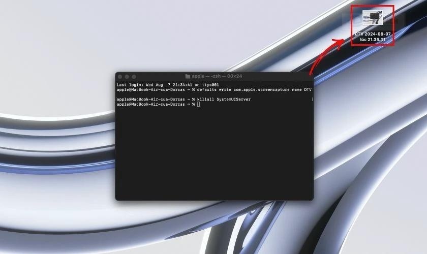 Thử chụp màn hình để xem kết quả thực hiện