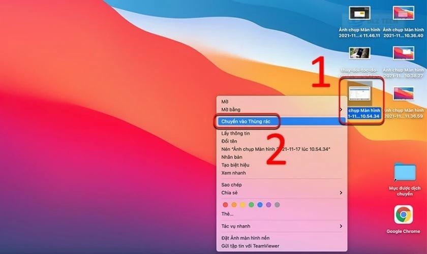 Ảnh chụp màn hình MacBook lưu ở đâu? Cách xóa ảnh chụp đơn giản