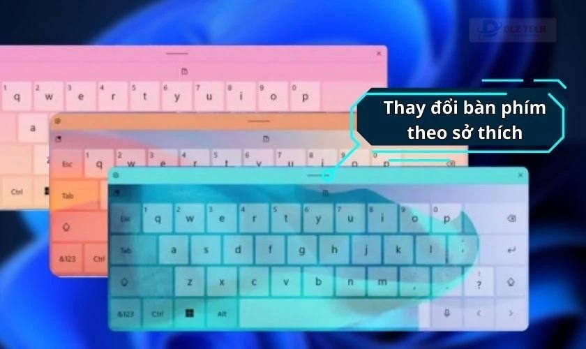 Tùy chỉnh bàn phím ảo