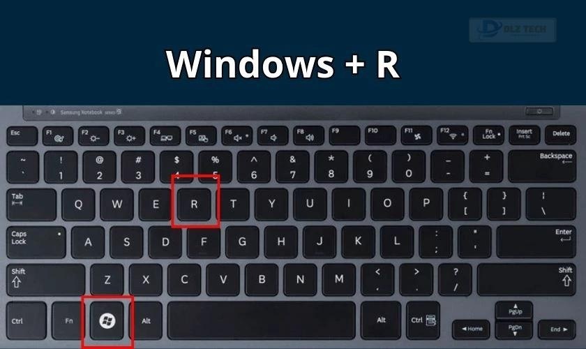 Mở hộp thoại Run