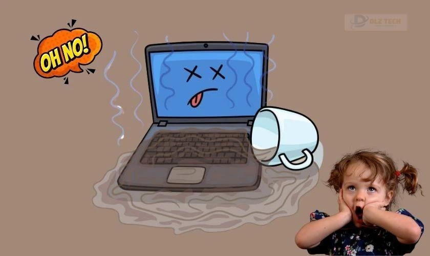 Bàn phím dính nước hoặc chất lỏng cũng có thể nhảy phím