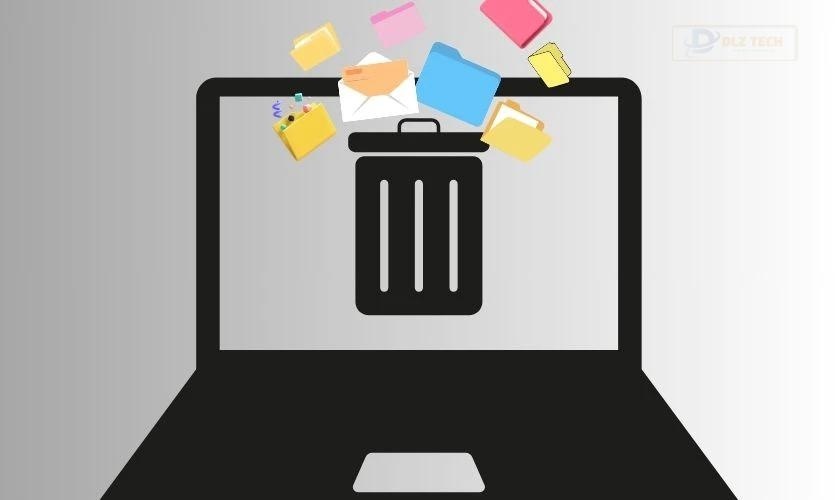 Thùng rác chứa quá nhiều dữ liệu không cần thiết