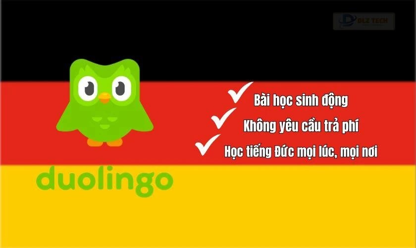 Duolingo là ứng dụng học tiếng Đức được nhiều người tham gia