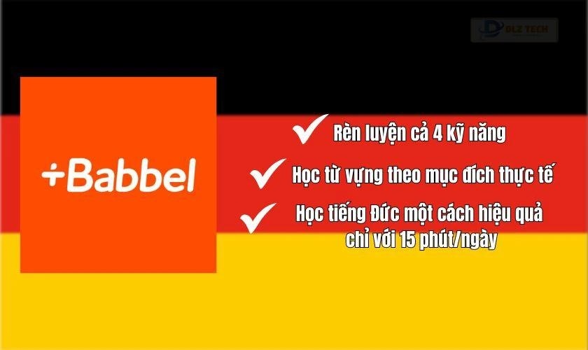 Babbel công cụ học tiếng Đức giúp bạn rèn luyện bốn kỹ năng