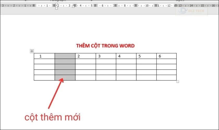 add columns into word