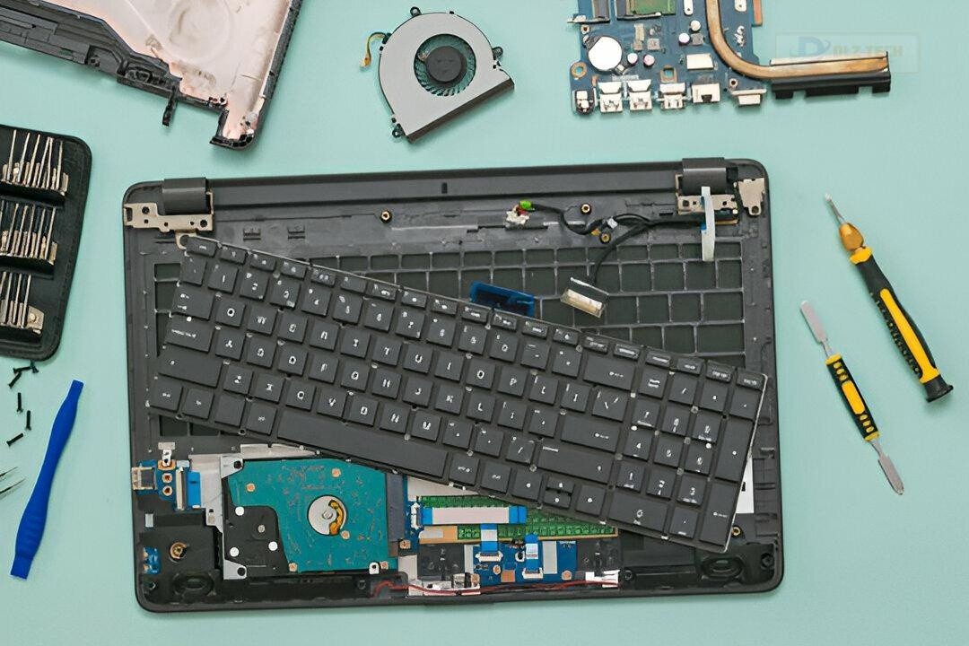 Hình 1: Cửa hàng thay bàn phím laptop Dlz Tech Quận 2