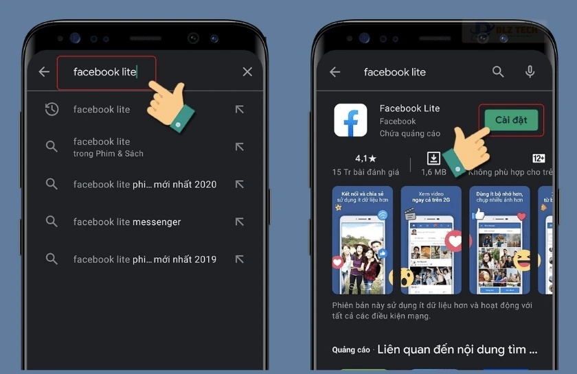 Hướng dẫn tải về Android