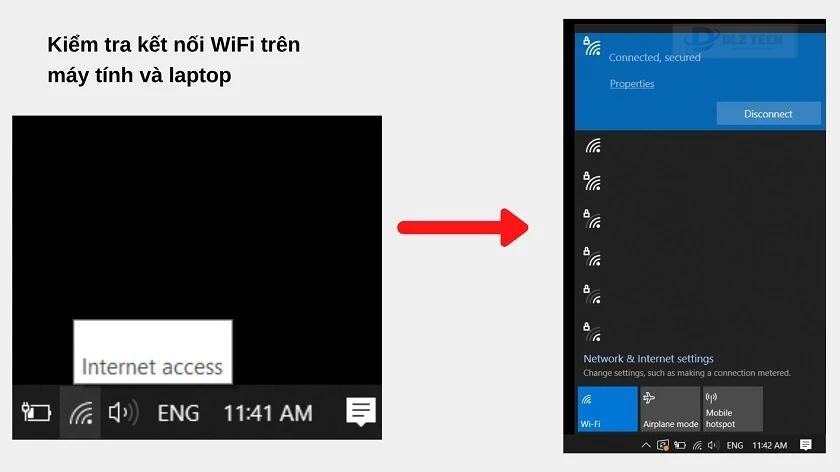 Messenger không gọi được, khắc phục wifi